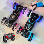 4WD Remote Control Stunt Car with Drift and Lights - Perfect Gift for Kids Aged 6-12!