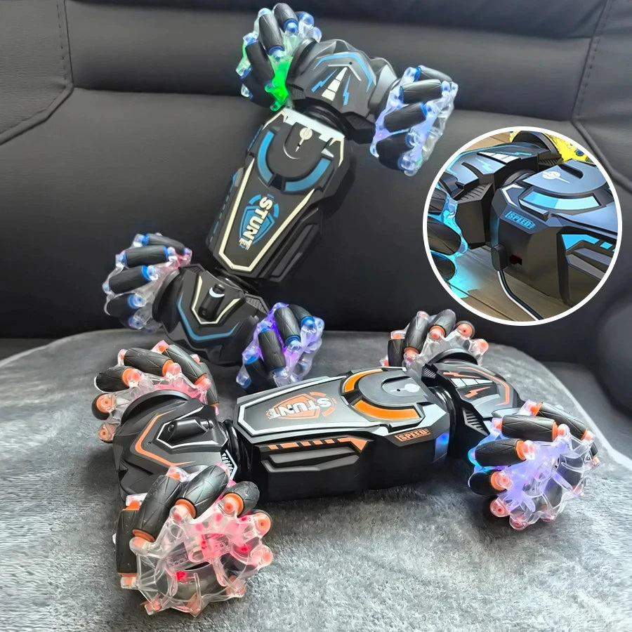 4WD Remote Control Stunt Car with Drift and Lights - Perfect Gift for Kids Aged 6-12!